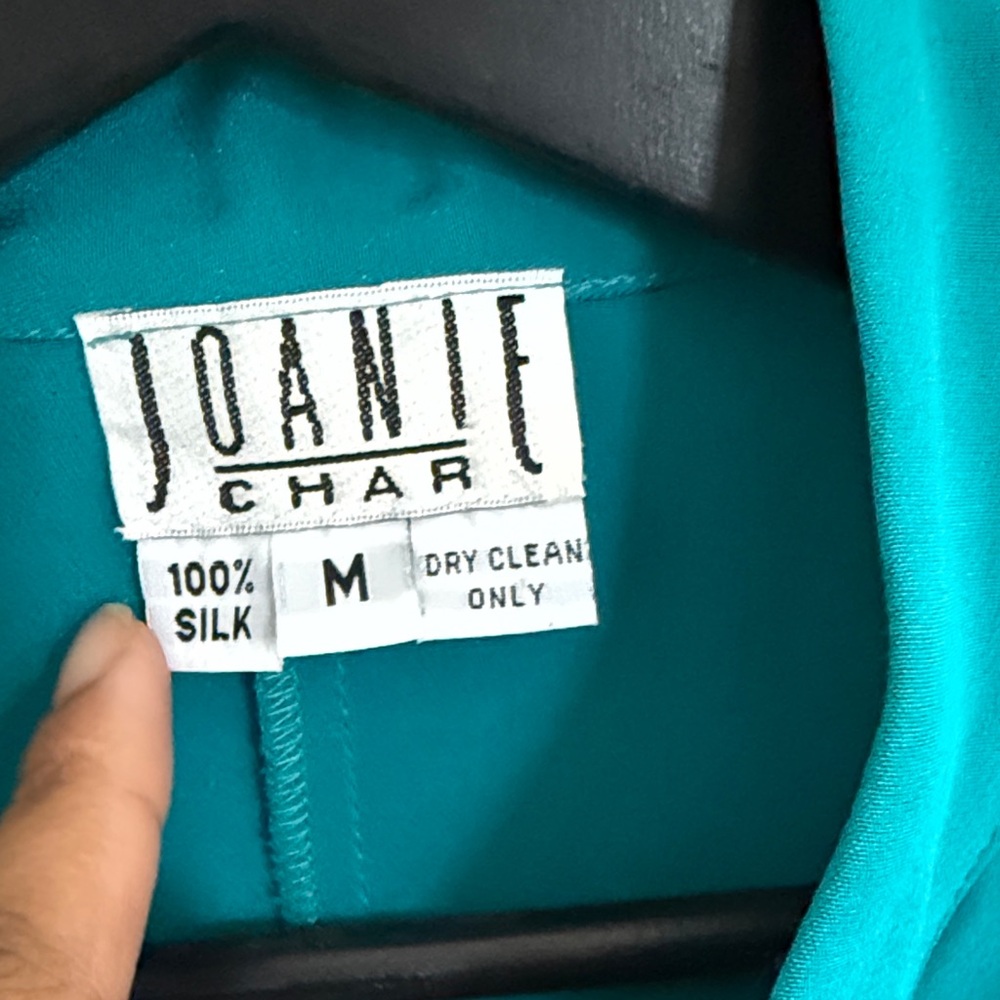 Teal Button-Up Jacket - image 2